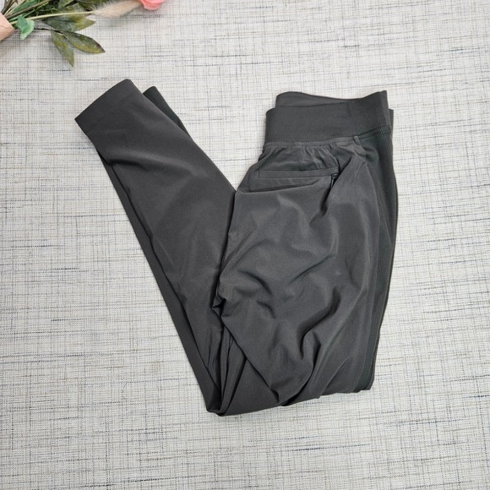 Athleta Brooklyn Ankle Pant Dark Gray Tapered Travel Trousers Size 0 - Picture 6 of 6